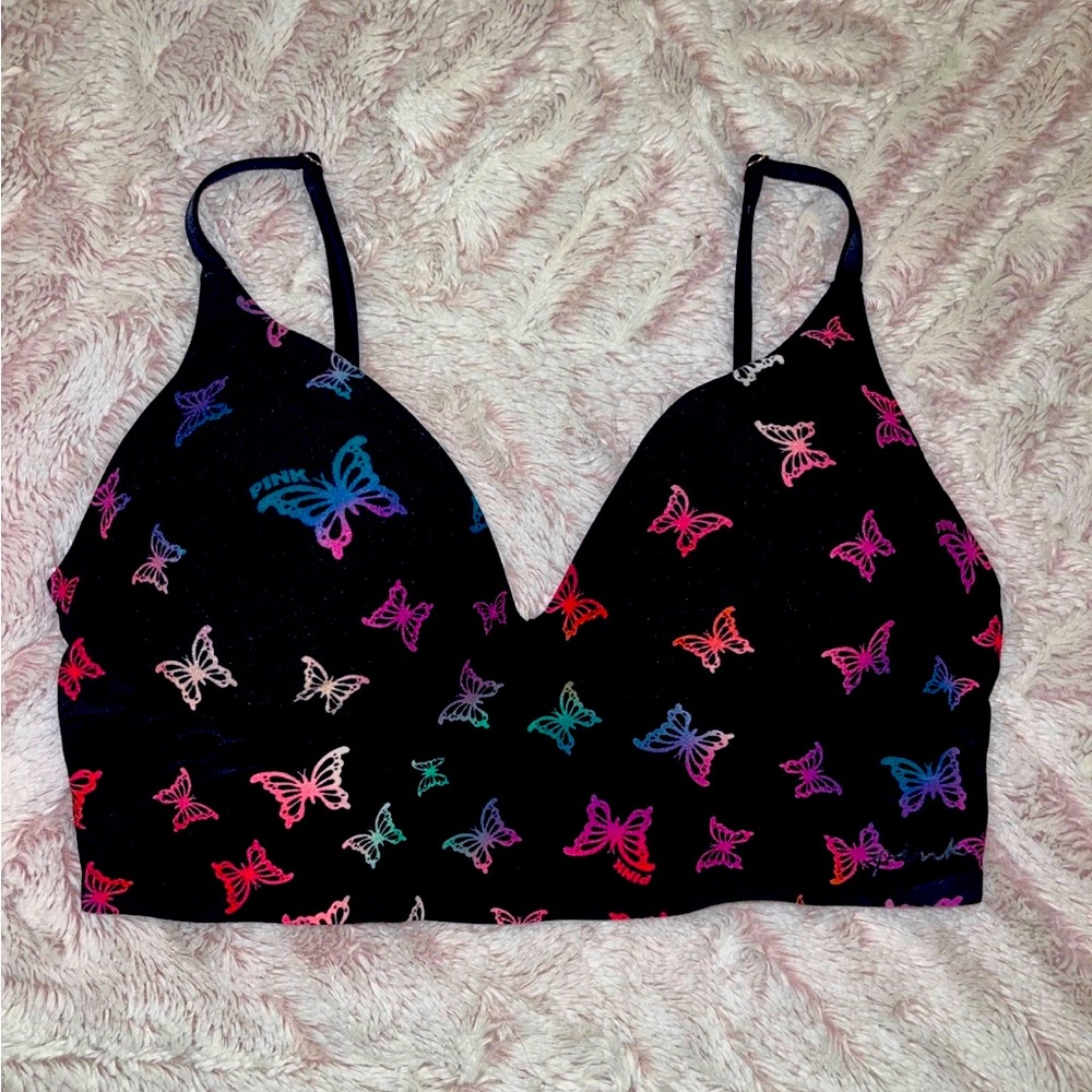 PINK Loungin Wireless Push-Up Bra